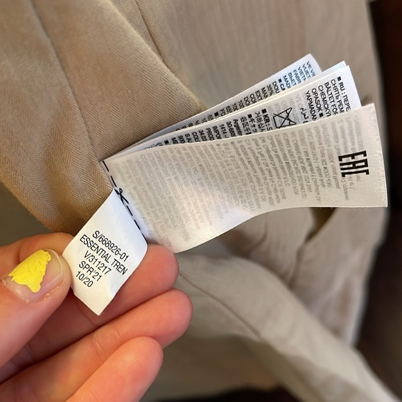 Banana Republic Water Resistant Trench Size Small - Picture 7 of 7